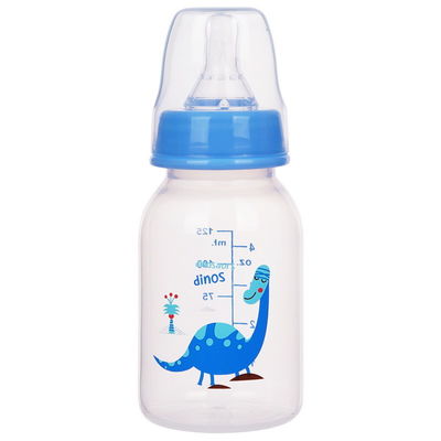 زجاجة رضاعة حليب الأطفال خالية من مادة BPA سعة 4 أونصة 125 مل