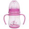 زجاجة رضاعة للأطفال برقبة واسعة خالية من مادة BPA بمقبض مزدوج PP 6oz