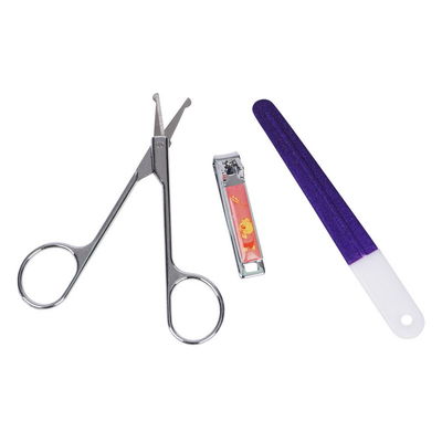 مجموعة مانيكير للأطفال من الفولاذ المقاوم للصدأ