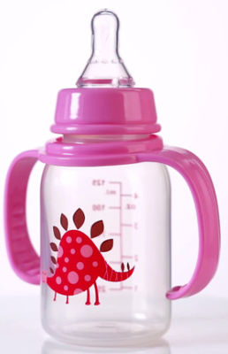 زجاجات أطفال قياسية من مادة البولي بروبيلين بسعة 4 أوقية 125 مل بمقبضين