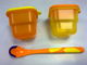 حاويات تجميد تخزين أغذية الأطفال البلاستيكية محكمة الغلق خالية من BPA