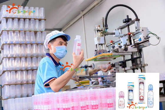 زجاجات رضاعة زجاجية مقاومة للحرارة عالية الشفافية 9 أوقية 250 مل